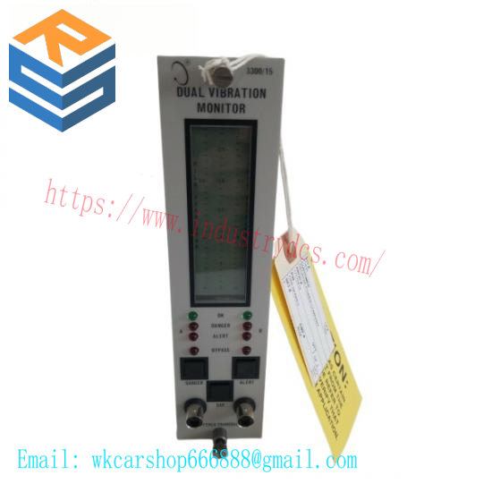 Bently Nevada 3300/15 Dual Vibration Monitor Module