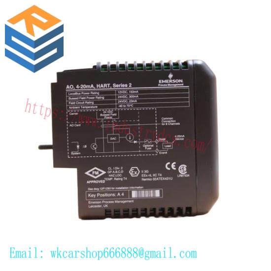 Emerson DeltaV VE4005S2B1 Analog Output Card