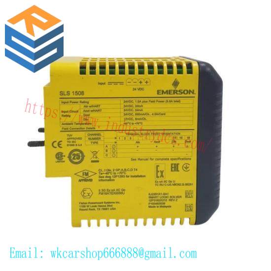 EMERSON KJ2201X1-BA1 12P3162X212 SLS1508  Logic Solver