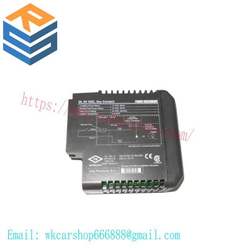 Emerson KJ3001X1-BB1 12P0550X132 VE4001S2T2 Contact Card