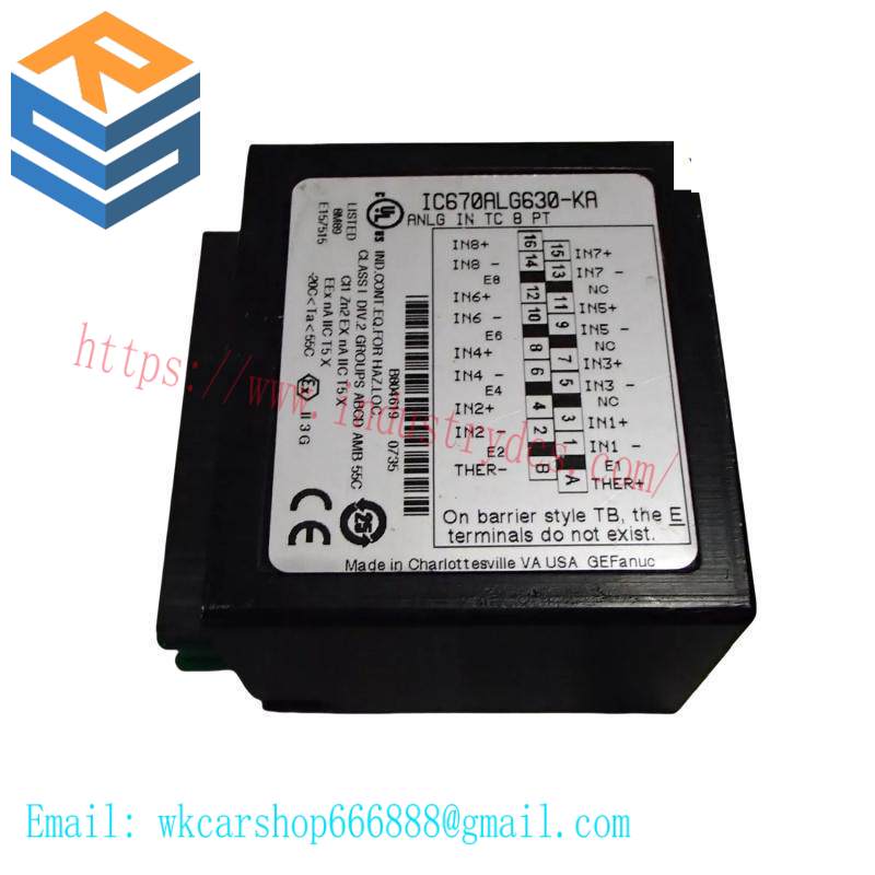 GE Fanuc IC670ALG630 Analog Input PLC Module