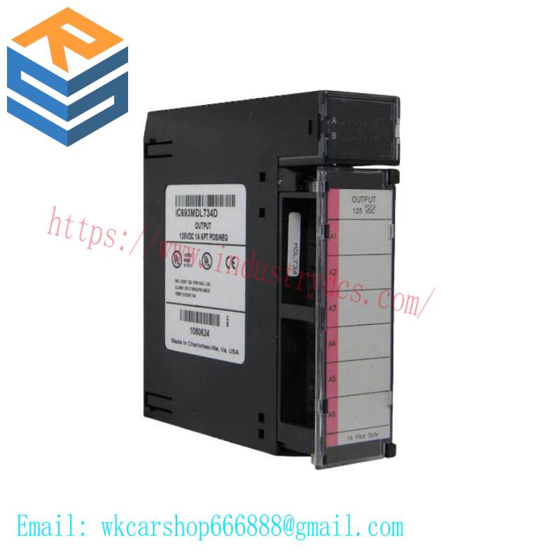GE IC693MDL734D Positive/Negative Logic 1 Amp Output module
