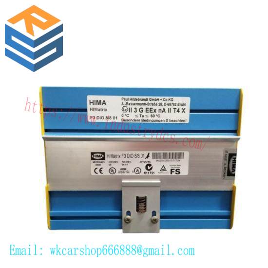 Hima F3 DIO 8/8 01  Hiamtrix F3 DIO 8/8 01 Control Module