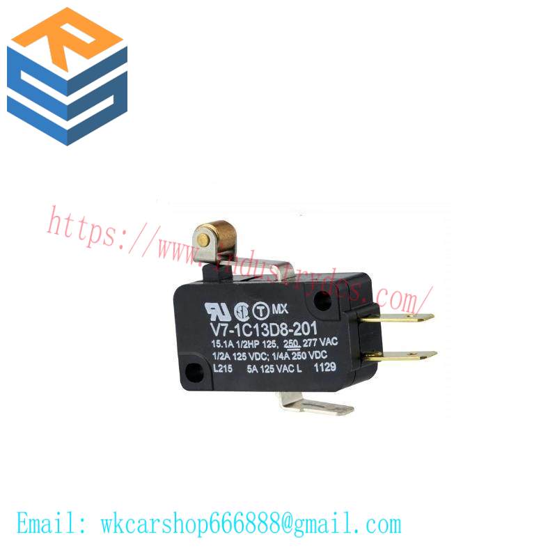 HONEYWELL V7-1C13D8-201 SPDT Roller Lever Microswitch 15 A, V7 Series
