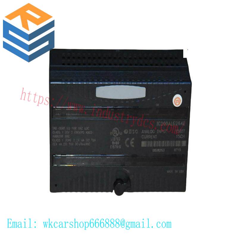 GE IC200ALG264E Current Analog Input Module