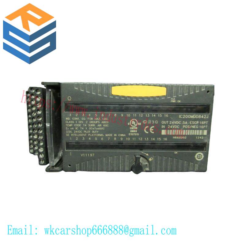 GE IC200MDD842J Mixed 24VDC Output ESCP 16 Pt Input Module