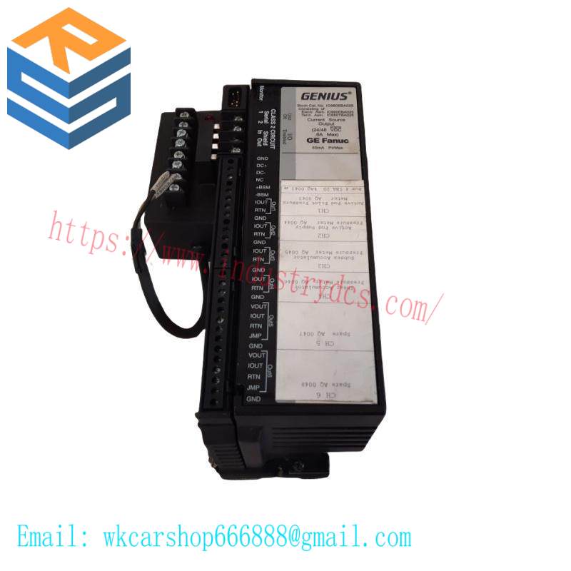 GE Fanuc IC660BBA025 Block 24/48Vdc Analog Current Source
