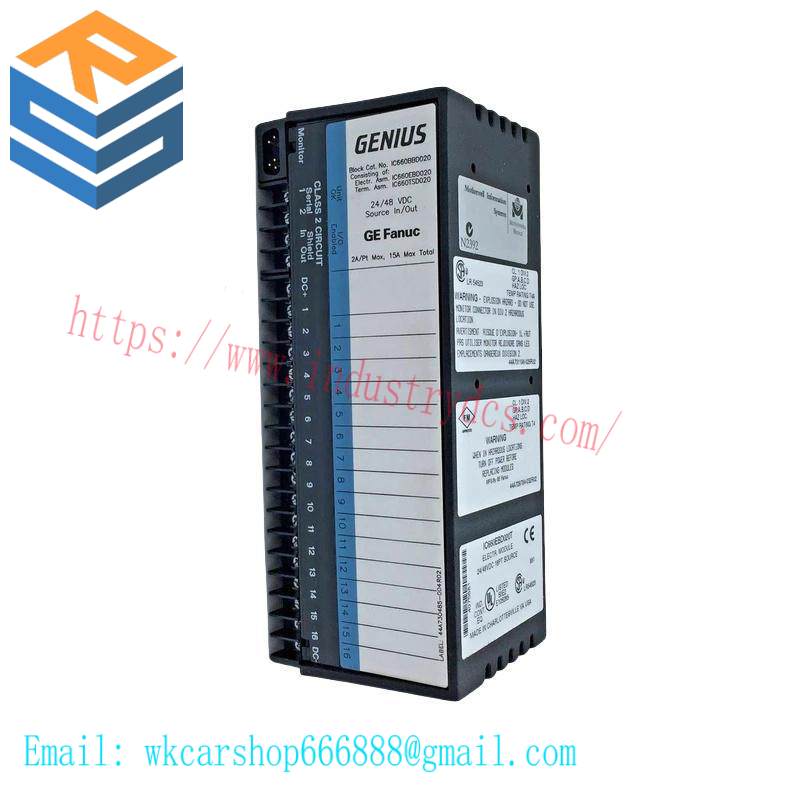 GE IC660BBD020 I/O Interface Block
