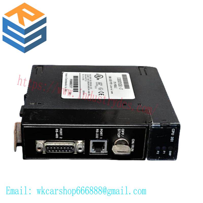 GE IC693CPU351 CPU module with a single slot