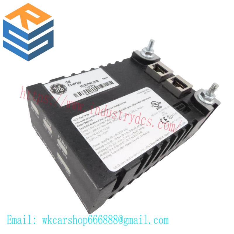 GE IS220PAICH1B 10 analog input and 2 analog outputs