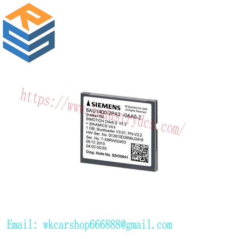 SIEMENS 6AU1400-2PA02-0AA0 1 GB Compact Flash Card