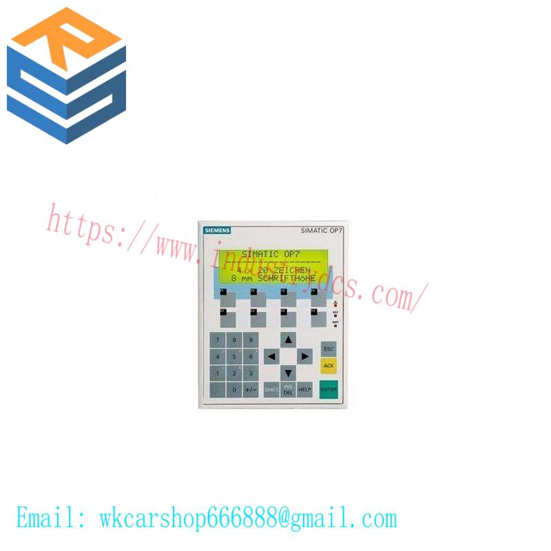SIEMENS 6AV3607-1JC00-0AX1 Operator Panel OP7/PP LC Display