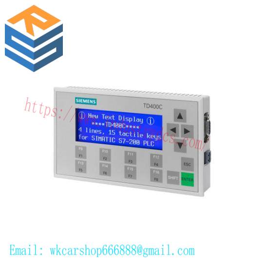 SIEMENS 6AV6 640-0AA00-0AX0 TD400C text display