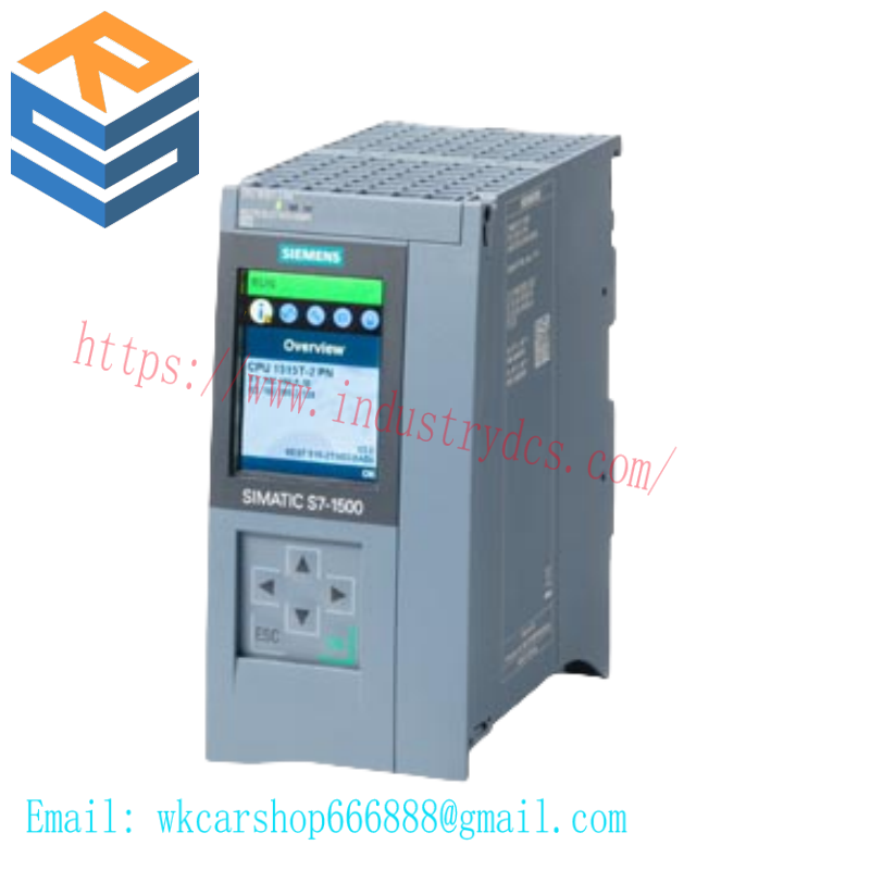 SIEMENS 6ES7515-2TN03-0AB0 central processing unit with 1.5 MB work memory.