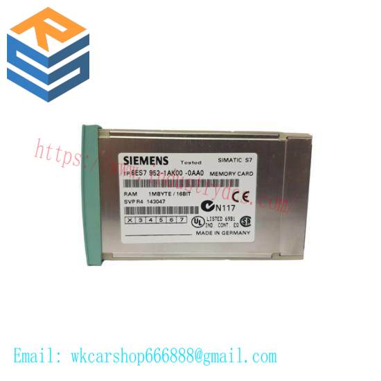 SIEMENS 6ES7952-1AK00-0AA0 RAM Memory Card