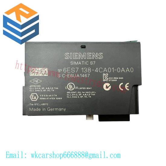 Siemens 6ES7 138-4CA01-0AA0  Power Module