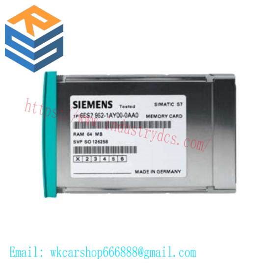 Siemens 6ES7 955-2AM00-0AA0  RAM Memory Card - 4MB
