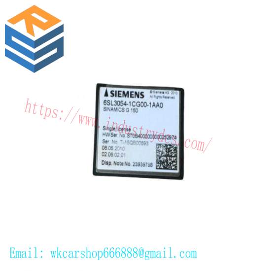 Siemens 6SL3 054-1CG00-1AA0 Compact Flash Card