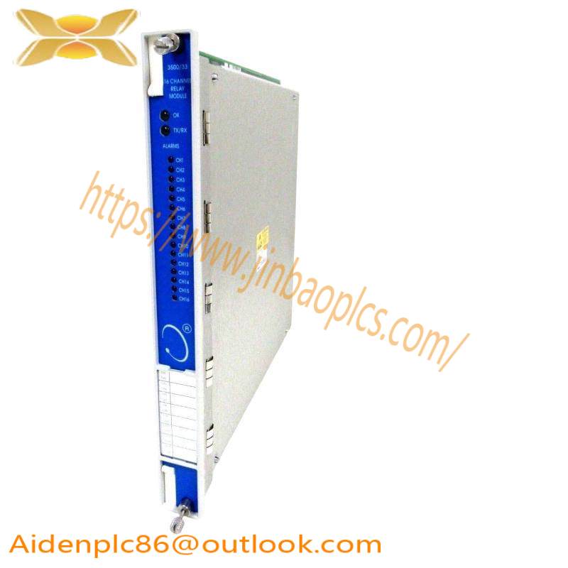 BENTLY NEVADA 3500/33 16-Channel Relay Control Module