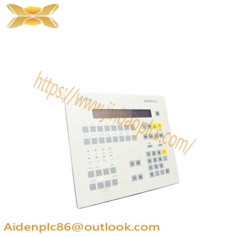 SIEMENS 6DD1670-0AF0 SIMADYN D OPERATOR PANEL