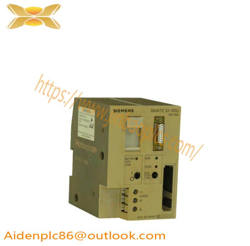 SIEMENS 6ES5100-8MA11 CPU 100 Processor Module
