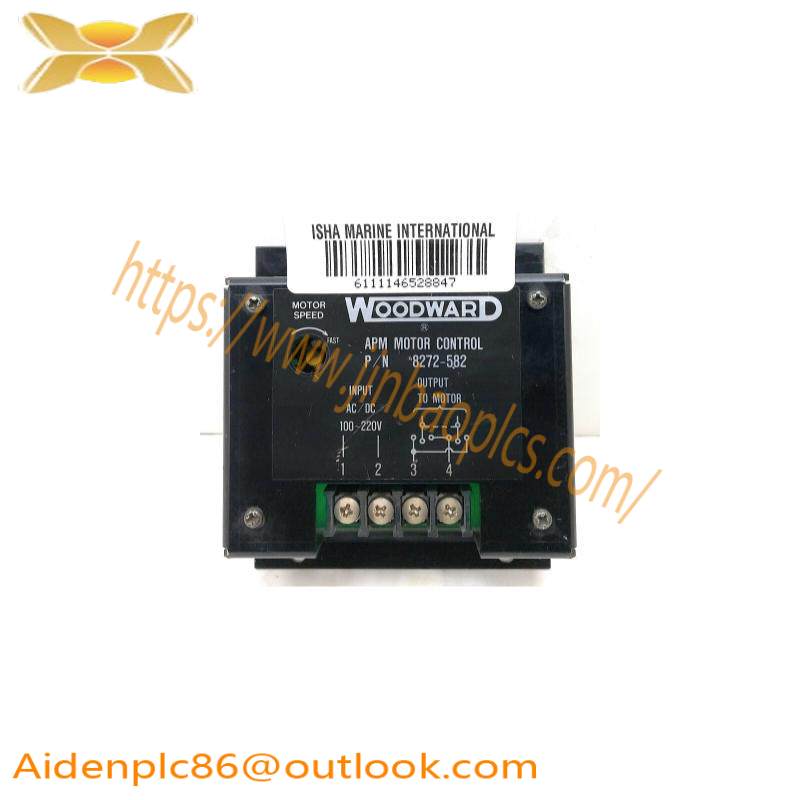 WOODWARD 8272-582 Speed Plate APM Motor Control