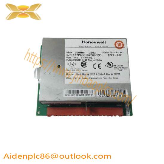 900H01-0202 Honeywell Digital Output, Relays, 8 Channel