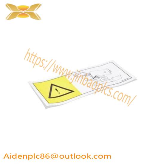 ABB 3HAC020611-001 Warning label robotic parts