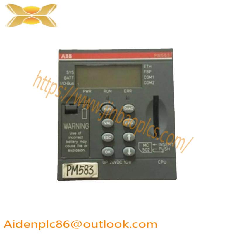 ABB AC500 CPU PM583-ETH High performance modular