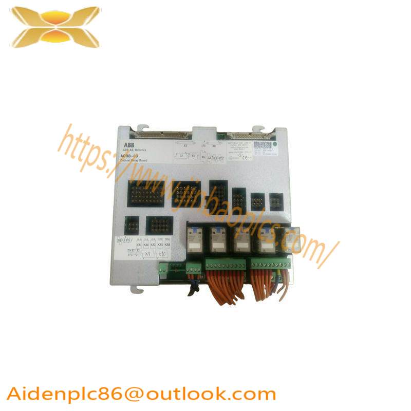 ABB ACRB-03 3HNE08250-1 3HNE06225-1 Safety Cabinet Relay Board