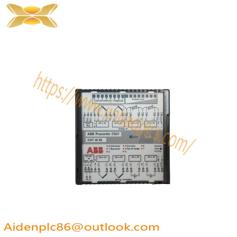 ABB CS31 ICDT08B5 GJR5251600R0101 Anolog Input Module