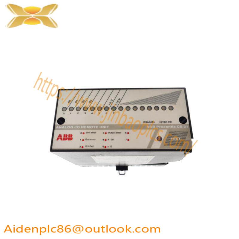 ABB ICSA04B5 ANALOG I/O REMOTE UNIT