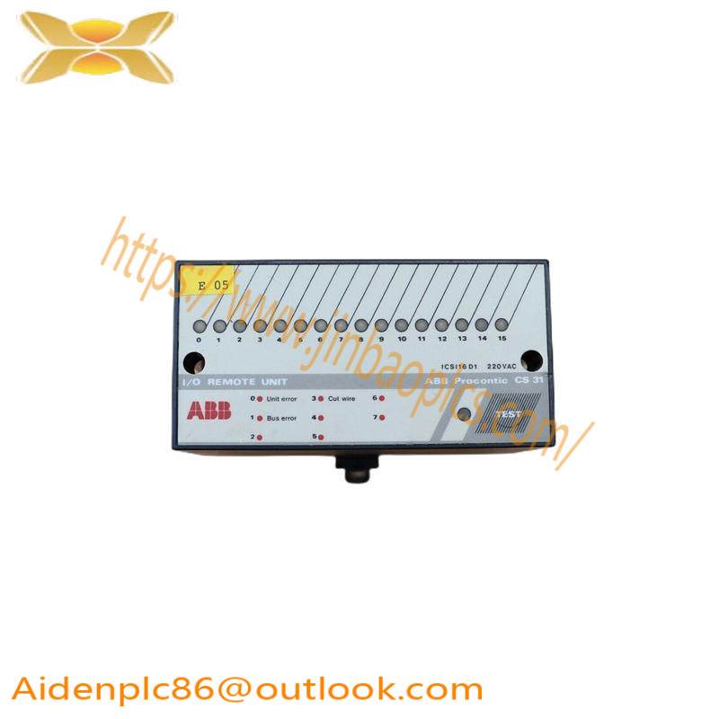 ABB ICSI16D1 I/O REMOTE UNIT PROCONTIC