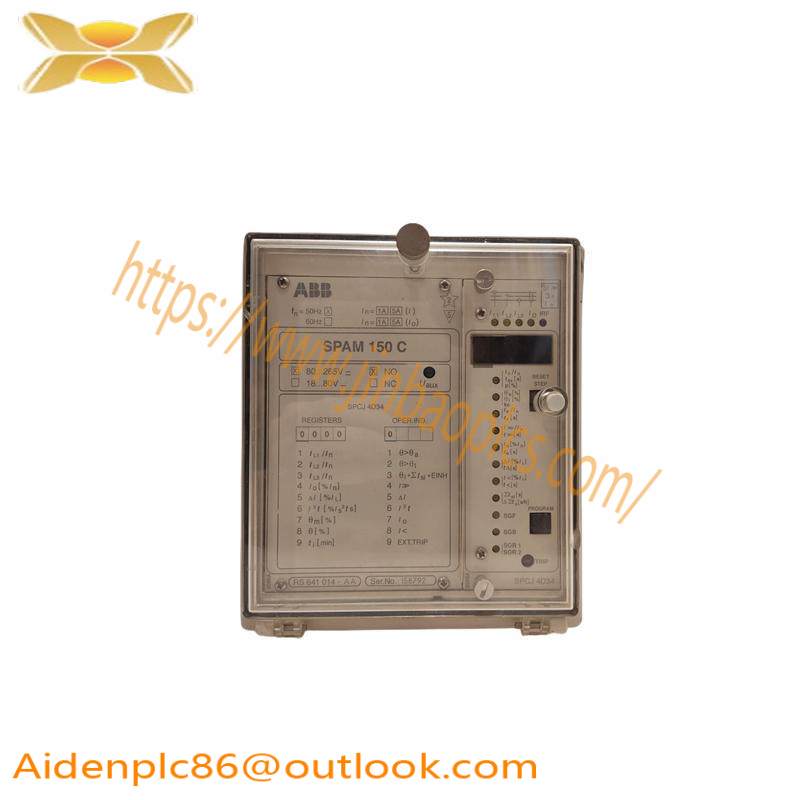 ABB SPAM-150C MOTOR PROTECTION RELAY