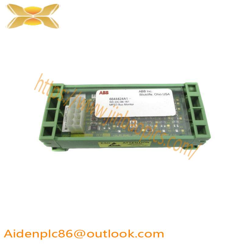 ABB WE-DC-06-161 6644424A1 Voltage Bus Monitor Assembly