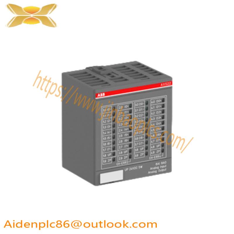 ABB AX522 8AI/8AO Power supply module