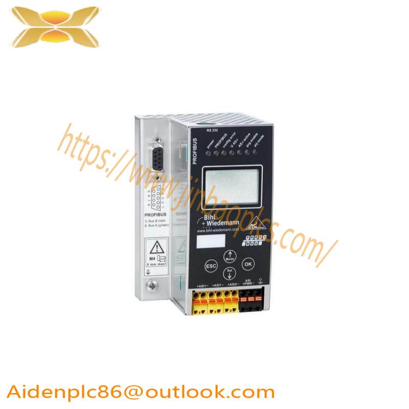 B+W BWU1569 AS-i 3.0 PROFIBUS Gateway in Stainless Steel, 2 masters