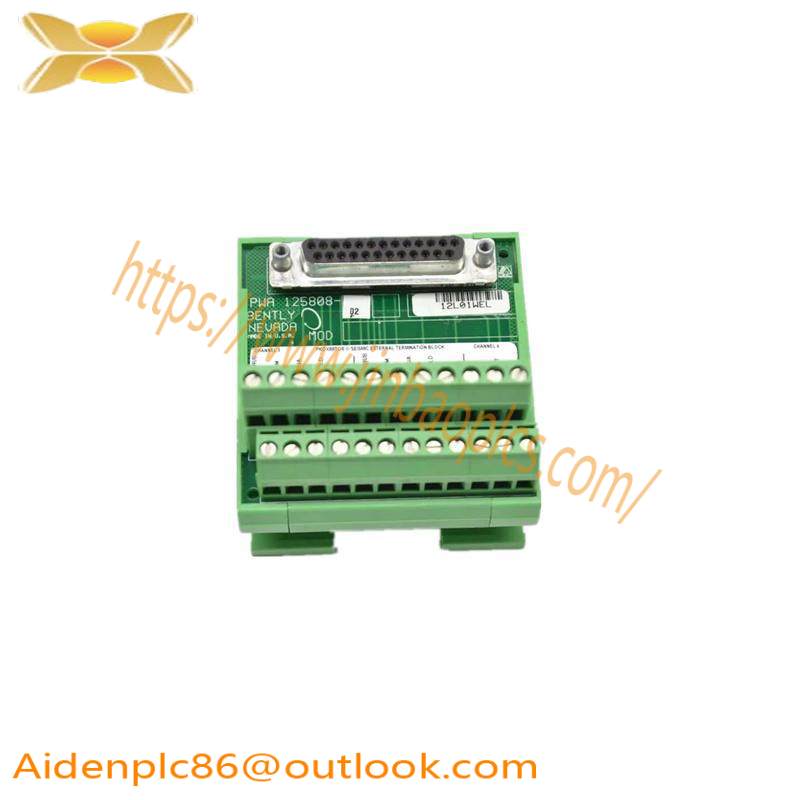 BENTLY NEVADA 125808-02A PROXIMITOR SEISMIC EXTERNAL TERMINAL BLOCK