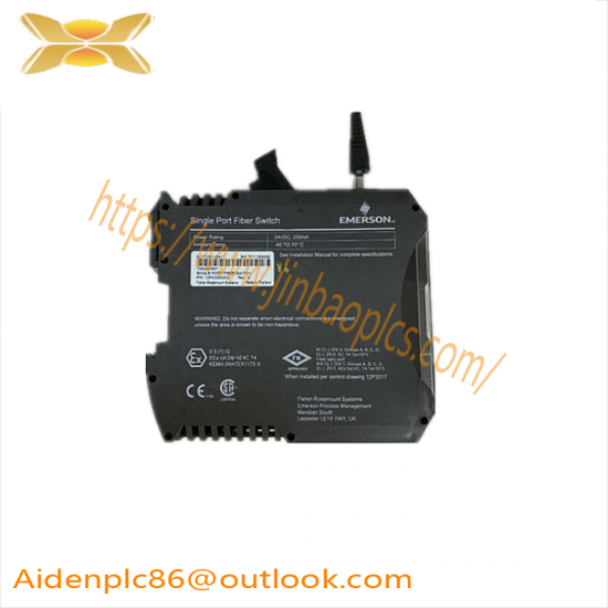 EMERSON KJ1710X1-BA1 Single Port Fiber Switch