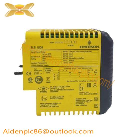 EMERSON KJ2201X1-BA1 12P3162X212 SLS1508  Logic Solver