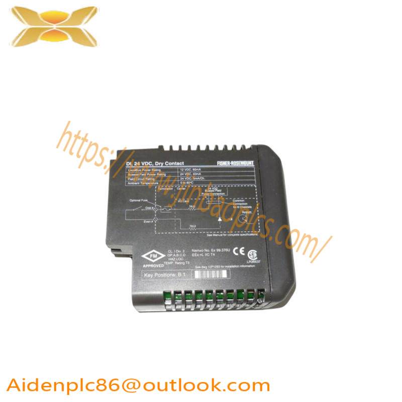 Emerson KJ3001X1-BB1 12P0550X132 VE4001S2T2 Contact Card