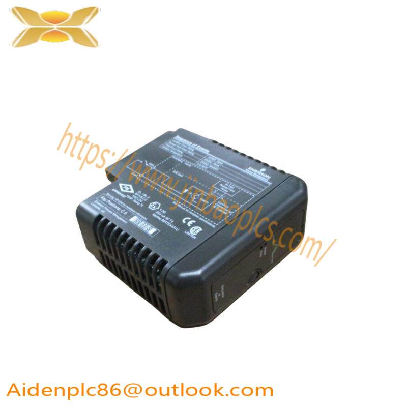 EMERSON KJ3008X1-BA1 Sequence of Events Module 12P2293X052 Rev. F Used 