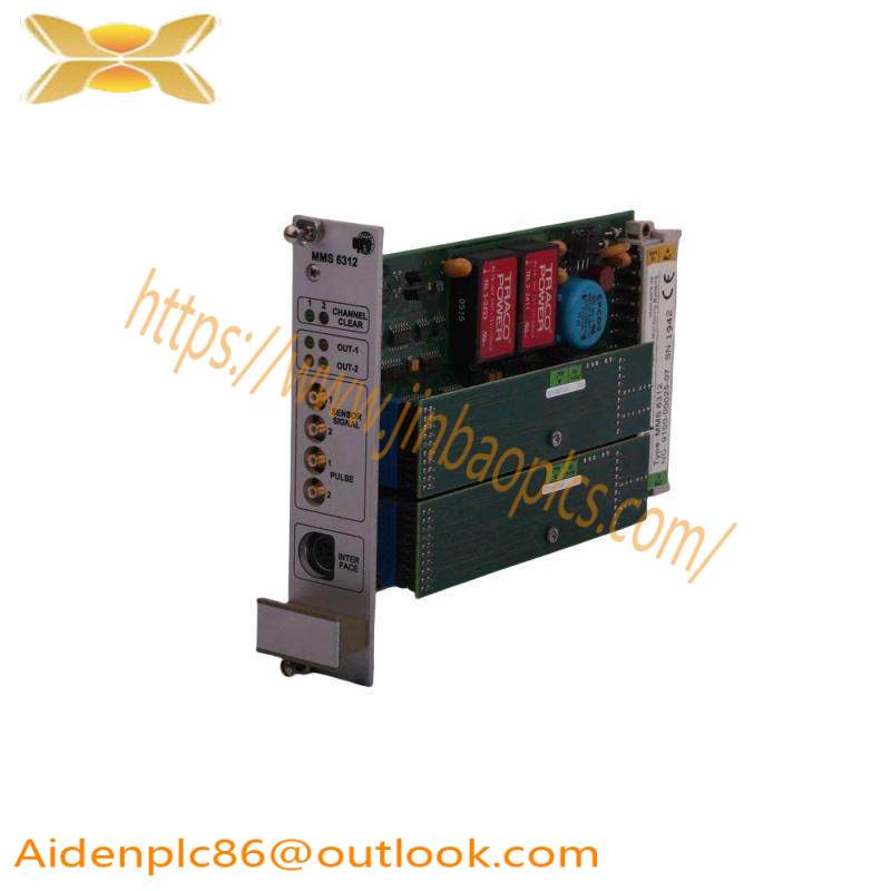Emerson MMS6312 Dual Channel Rotational Speed Monitor