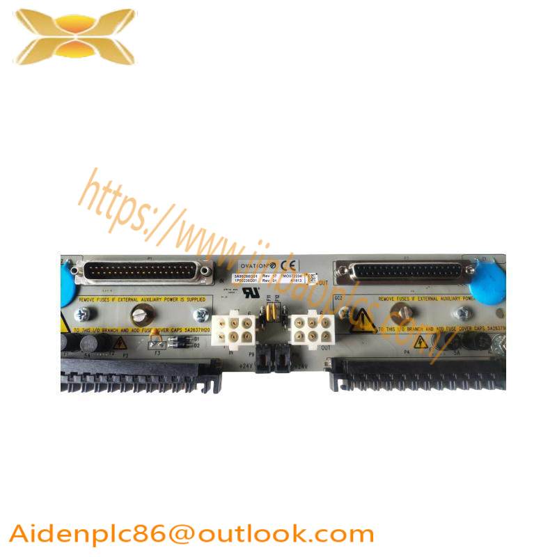 Emerson Ovation 3A99266G01 Local Input Output Transition Panel