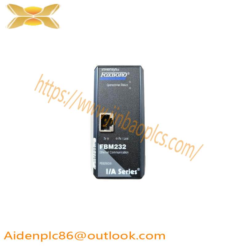 FOXBORO FBM232 Mbps Ethernet, Single