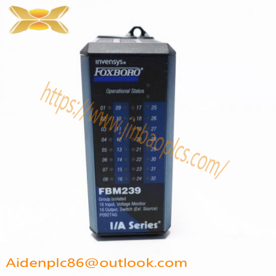 FOXBORO FBM239 P0927AG PROCESS CONTROL VOLTAGE MONITOR 16IN/OUT