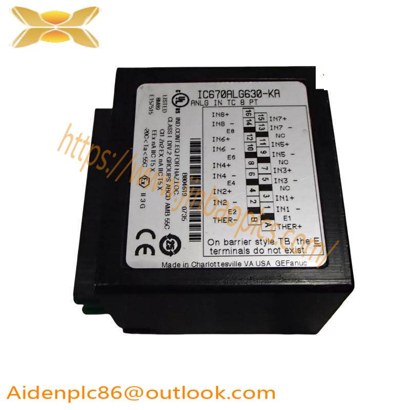 GE Fanuc IC670ALG630 Analog Input PLC Module