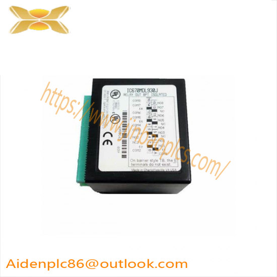 GE FANUC IC670MDL930 relay output module