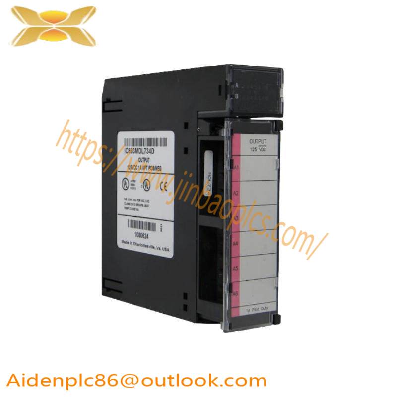 GE IC693MDL734D Positive/Negative Logic 1 Amp Output module