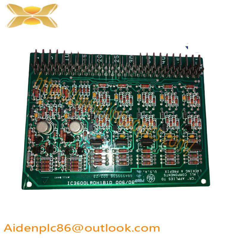 GE IC3600LRDH1B1D Relay Driver card